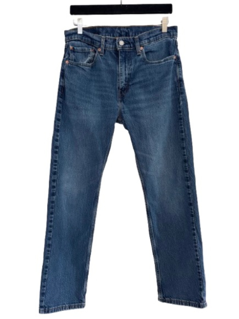 Levi’s 505 Regular Fit Classic Straight Leg Blue Jeans Stretch Cotton